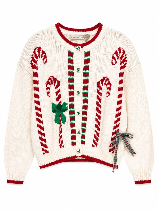 Eagles Eye Sweaters - VNTG// Eagles eye candy cane cardigan